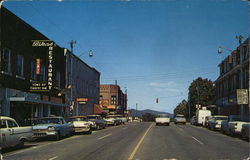 Broad Street Looking North Brevard, NC Postcard Postcard Postcard