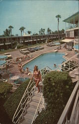 Azure Tides Motel Sarasota, FL Postcard Postcard 