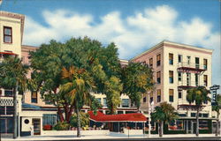 Detroit Hotel Central Ave & 2nd St. Postcard