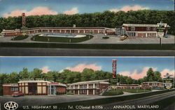 Annapolis Terrace Motel Postcard