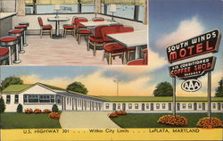 South Winds Motel Postcard