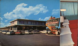 Amri-cana Restaurant Motel Postcard