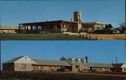 Foxely Manor Motel and Tally-Ho Restaurant Postcard