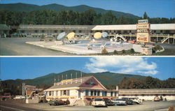 Keegan's White Brook Motel - Ski Lodge Postcard
