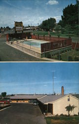 Eight Bar B Motel Wilbur, WA Postcard Postcard Postcard