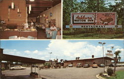 Ashburn Motor Inn and Honybear Restaurant Georgia Postcard Postcard Postcard