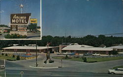 AIrliner Motel Salina, KS Postcard Postcard Postcard