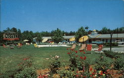 Colonila Motel & Jarratt Restaurant Postcard