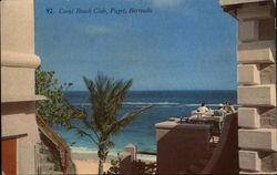 Coral Beach Club, Paget, Bermuda Postcard Postcard Postcard