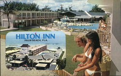 Hilton Inn Palm Beach, FL Postcard Postcard Postcard