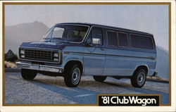 1981 Ford Club Wagons Trucks Postcard Postcard Postcard