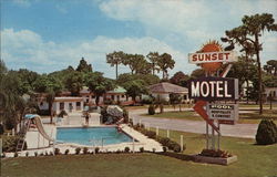 Sunset Motel Lakeland, FL Postcard Postcard Postcard