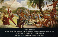 "The Battle" Cyclorama at Warm Mineral Springs Postcard