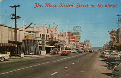Main Street Tijuana, Mexico Postcard Postcard Postcard