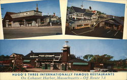 Hugo's Three Internationally Famous Restaurants Postcard