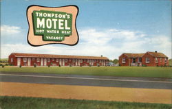 Thompson's Motel Postcard