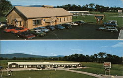 Sugar House Restaurant and Cole's Motel Postcard