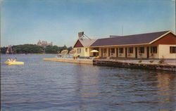 Riverside Motel Postcard