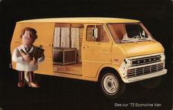 1972 Ford Econoline Van Trucks Postcard Postcard Postcard