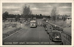 Main Gate Fort Lewis, WA Postcard Postcard Postcard