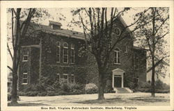 Mess Hall at Virginia Polytechnic Institute Blacksburg, VA Postcard Postcard Postcard