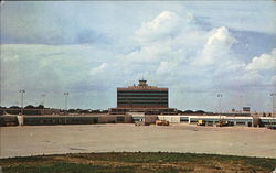 Air Terminal from Landing Field Postcard