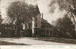Covenant Harbor Bible Camp - Main Residence Postcard