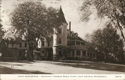 Covenant Harbor Bible Camp - Main Residence Lake Geneva, WI Postcard Postcard Postcard