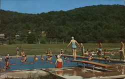 Seneca Hills Bible Conference - Swimming Pool Franklin, PA Postcard Postcard Postcard