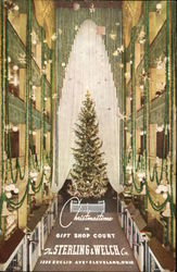 Sterling & Welch Co. - Christmas in Gift Shop Court Cleveland, OH Postcard Postcard Postcard