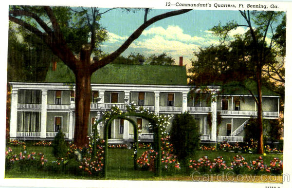 Commandant's Quarters Fort Benning Georgia