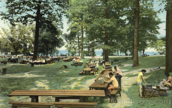 Picnic Area Cayuga Lake State Park Seneca Falls New York