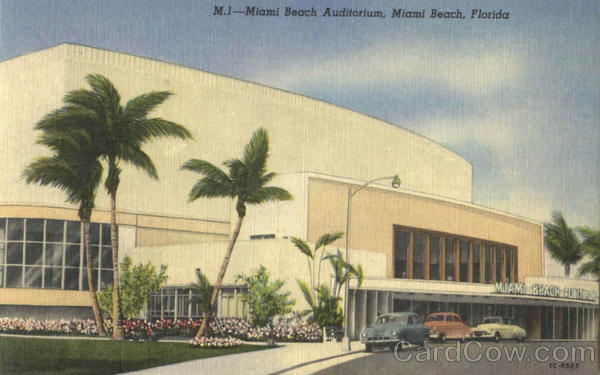Miami Beach Auditorium Florida
