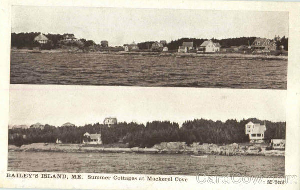 Summer Cottages At Mackerel Cove Bailey's Island Maine