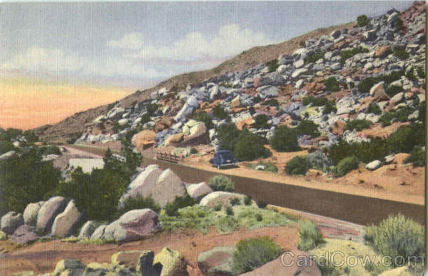 Scene In Tijeras Canyon Albuquerque New Mexico