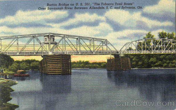 Burton Bridge On U. S. 301 Sylvania Georgia