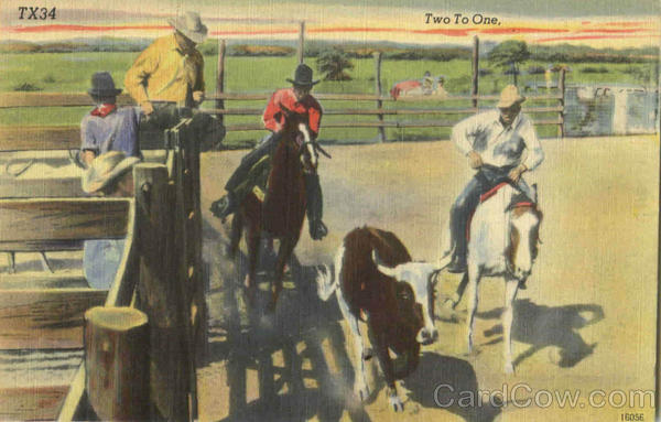 Two To One Cowboy Western