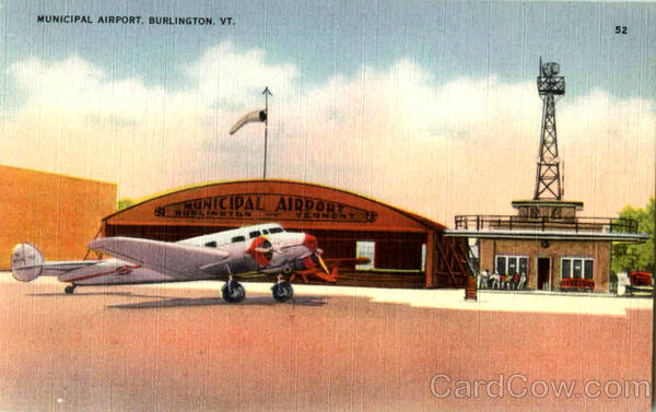 Municipal Airport Burlington Vermont