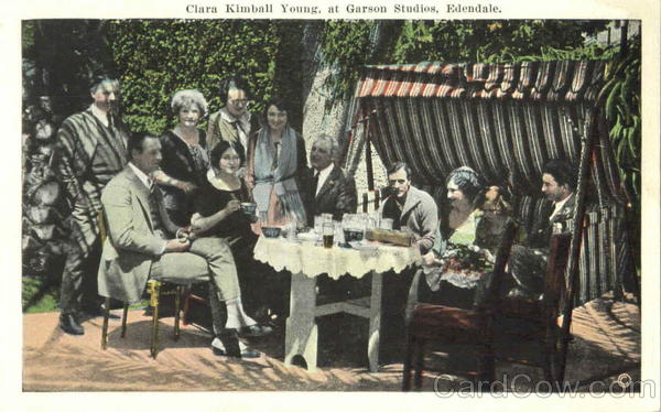 Clara Kimball Young At Garson Studios Edendale California