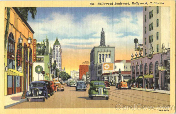 Hollywood Boulevard California