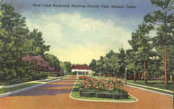 River Oaks Boulevard Postcard