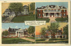 Lafayette College Easton, PA Postcard Postcard