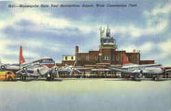 Minneapolis Saint Paul Metropolitan Airport Minnesota Postcard Postcard