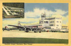 Kanawha Airport Postcard