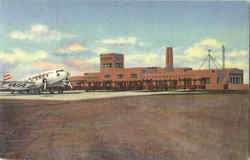 Administration Building Municipal Airport Albuquerque, NM Postcard Postcard