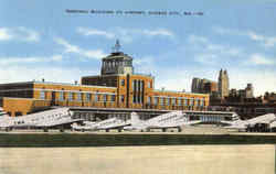 Terminal Building At Airport Kansas City, MO Postcard Postcard