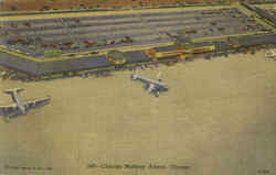 Chicago Midway Airport Postcard