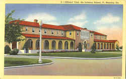 Officers Club The Infantry School Fort Benning, GA Postcard Postcard