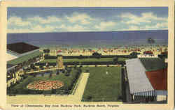 View Of Chesapeake Bay, Buckroe Park Postcard
