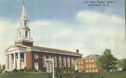 First Baptist Church Greensboro, NC Postcard Postcard
